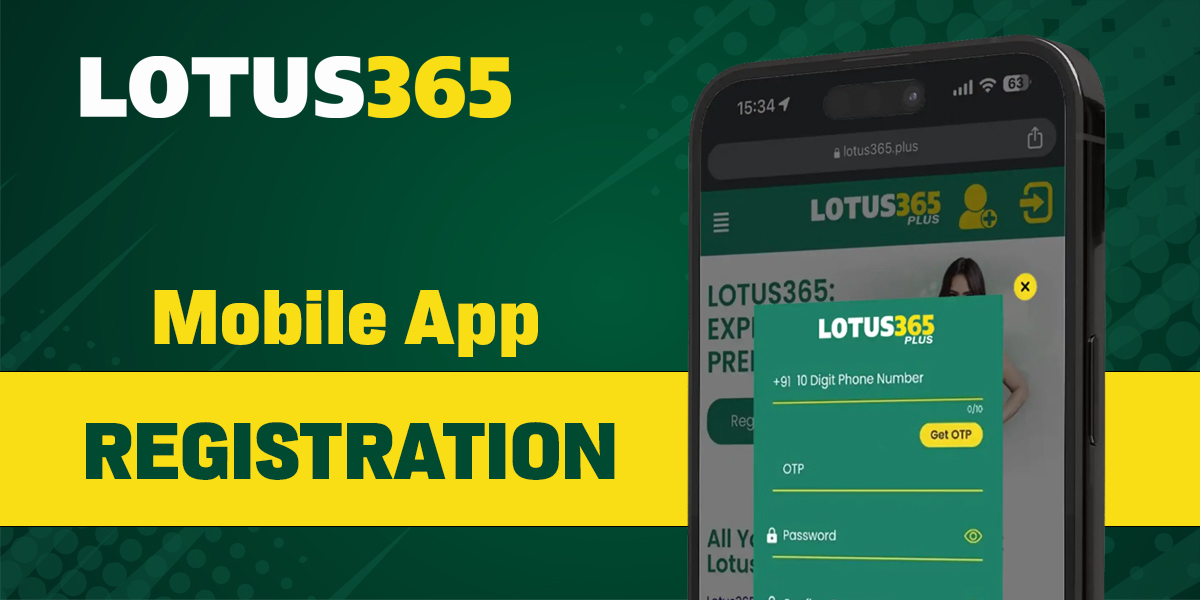 Registering a new account in Lotus 365 app for Indian users
