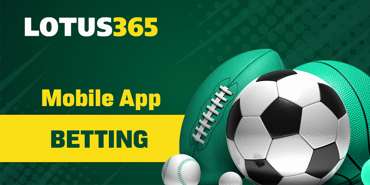Sports betting in Lotus 365 mobile app India
