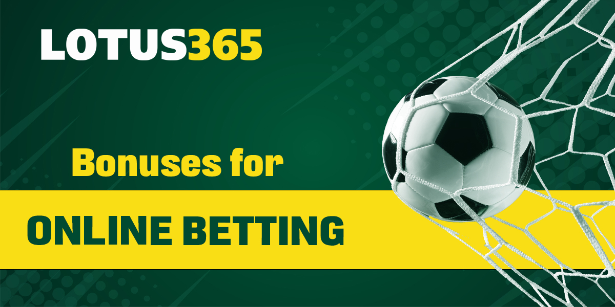 Available bonuses at Lotus365 for sports betting fans
