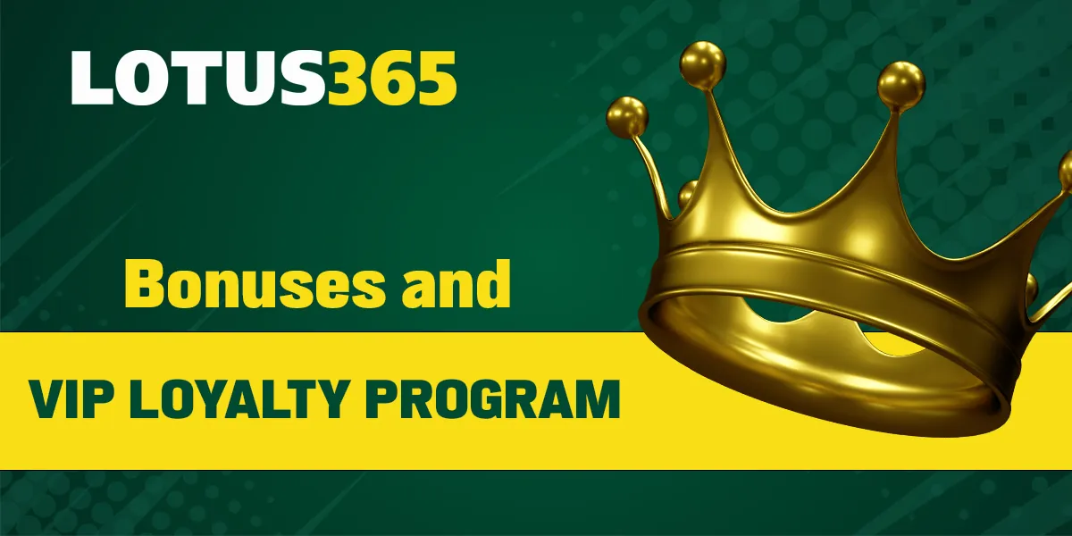 VIP programme from Lotus 365 online casino india