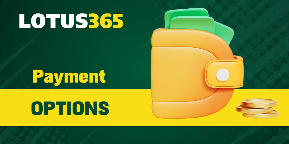 Depositing and withdrawing your winnings from the Lotus 365 platform