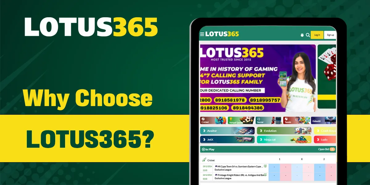 Lotus365 online casino and bookmaker support team